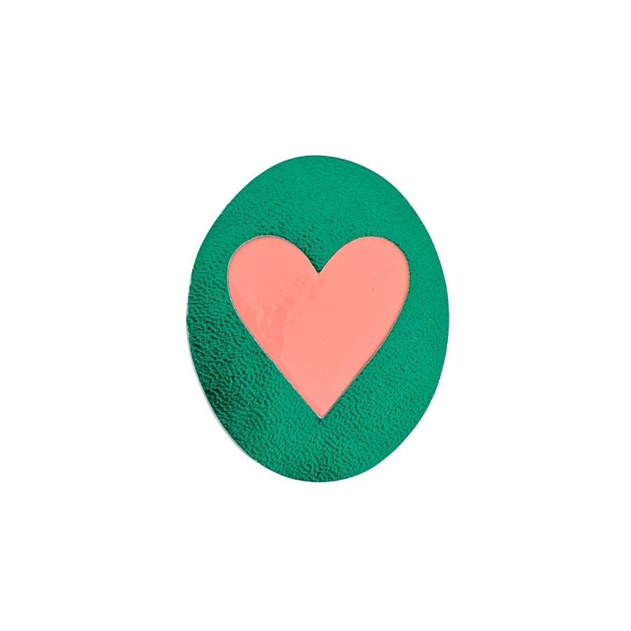 Broche coeur Camélia